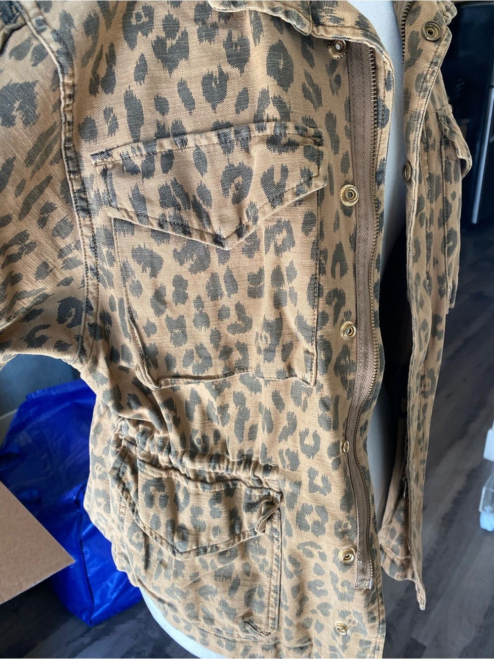 Frame Leopard-Print Utility Jacket - Picture 5 of 8